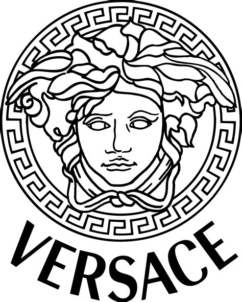 logo versace bianco nero|versace line.